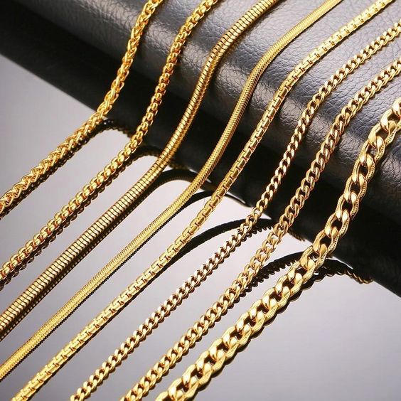 Stainless Steel Chain Gold